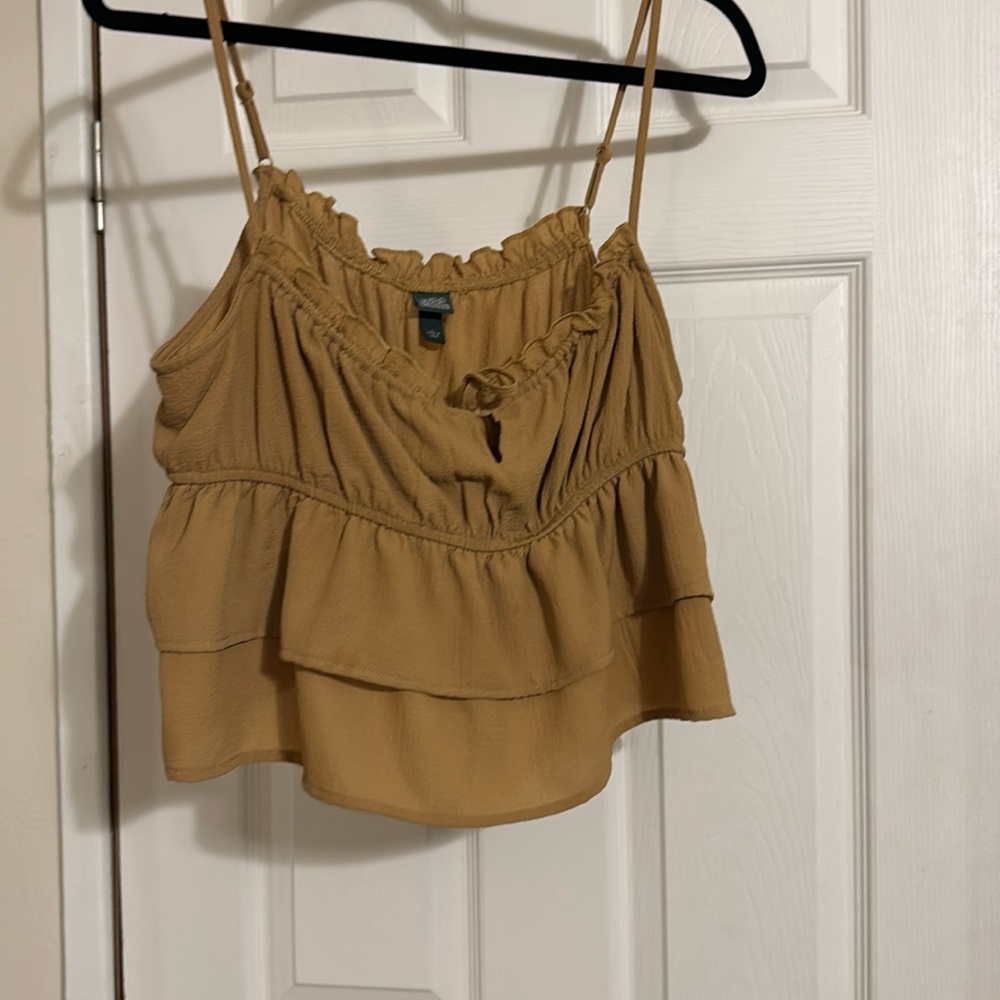 Peplum crop top